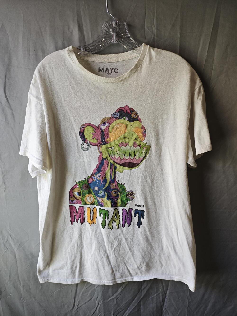MAYC Mutant Ape Yacht Club Shirt Mens Large NFT Graphic Tee Collection 10673